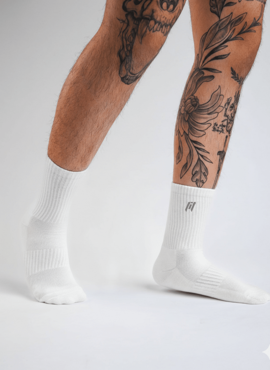 Long Sock White-Sooperfit