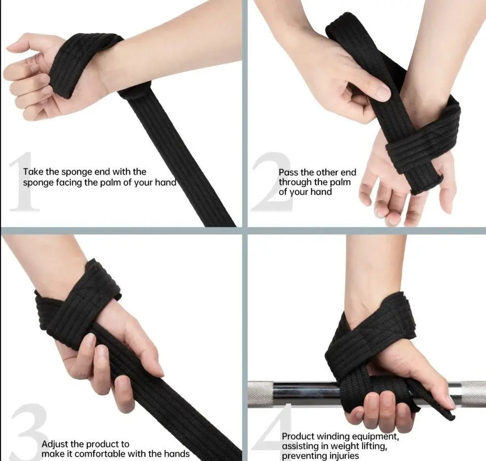 SooperFit Weight Lifting Power Wraps with Neoprene Padding Army Green-Sooperfit