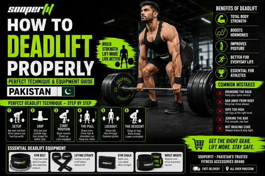 How to Deadlift Properly — Perfect Technique and Equipment Guide Pakistan - Sooperfit