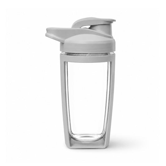 SooperFit Premium Gym Water Bottle 500ML Water Bottle for Gym, Running & Fitness Grey