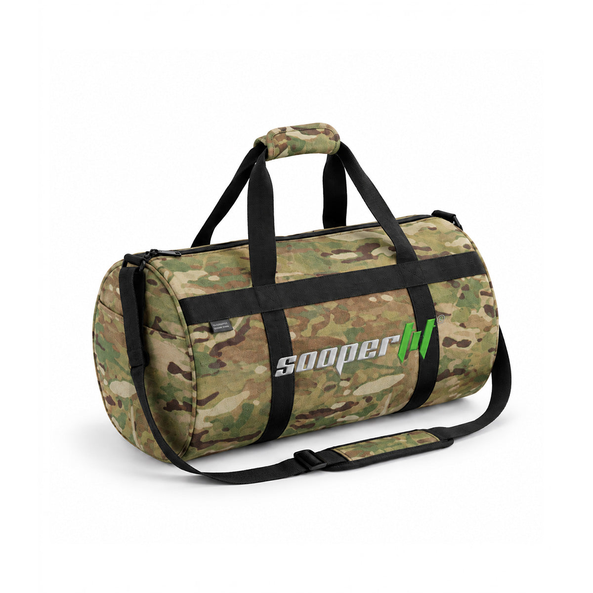 SooperFit Gym Duffel Bag Large Sports & Travel Bag with Spacious Interior Army Green