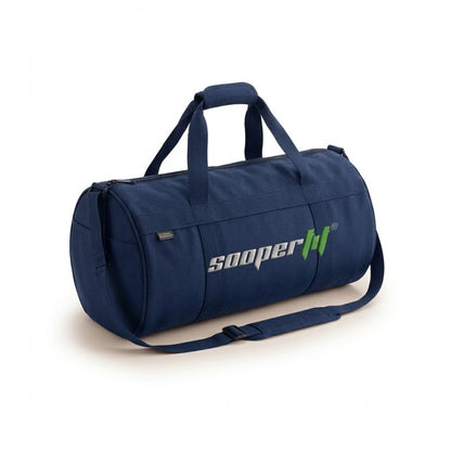 SooperFit Gym Duffel Bag Large Sports & Travel Bag with Spacious Interior Navy Blue