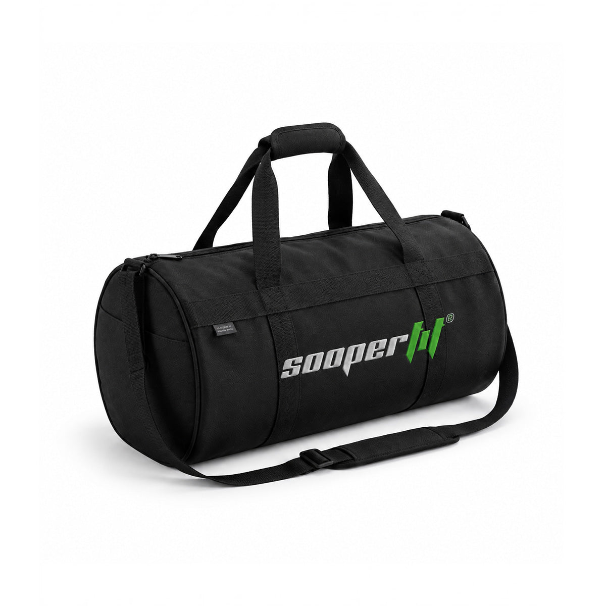 SooperFit Gym Duffel Bag Large Sports & Travel Bag with Spacious Interior Black
