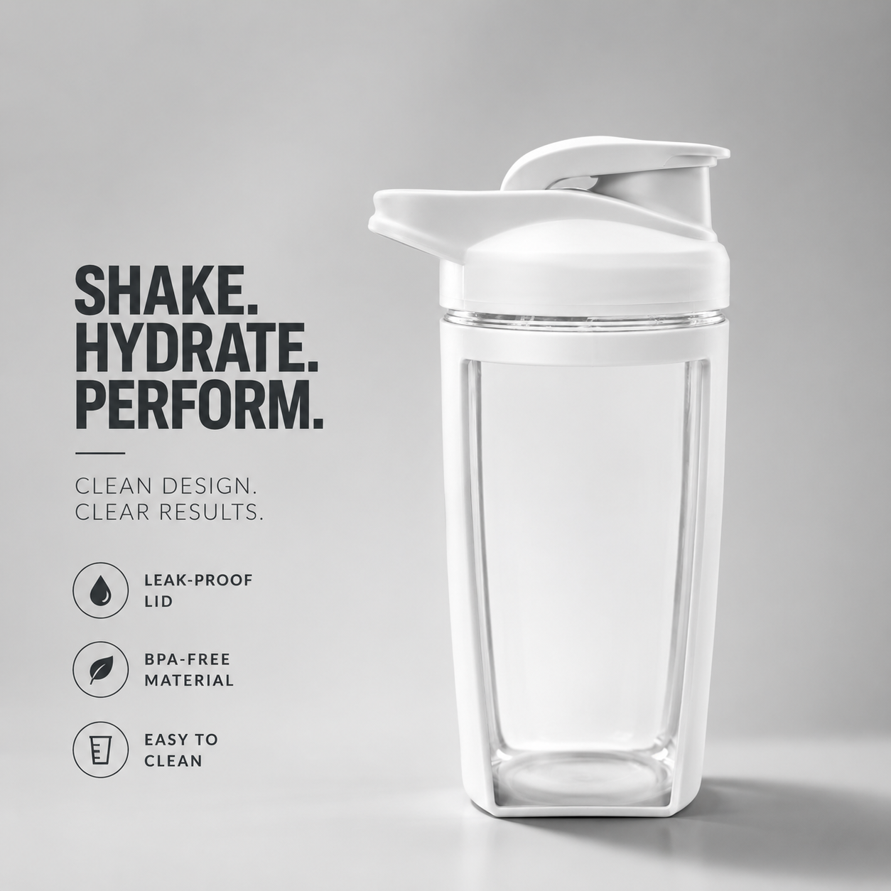 SooperFit Premium Gym Water Bottle 500ML Water Bottle for Gym, Running & Fitness