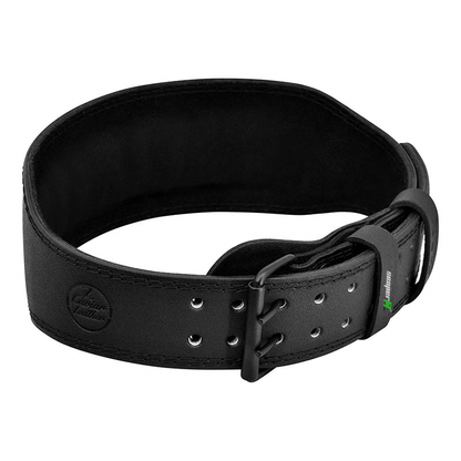 SooperFit Leather Weight Lifting Belt for Powerlifting, Squats & Deadlifts Black-Sooperfit