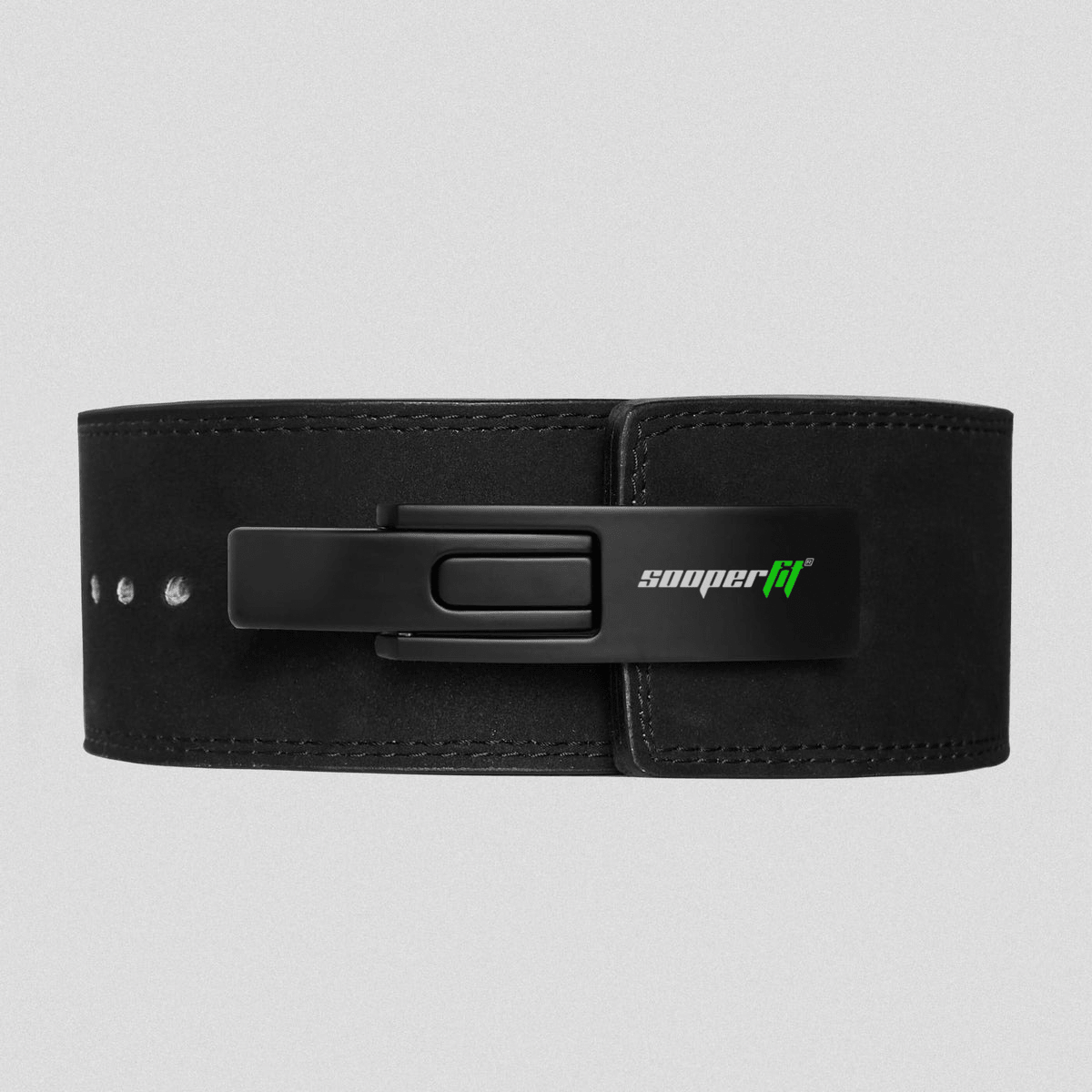 SooperFit Lever Belt 10mm Leather Weight Lifting Belt for Powerlifting-Sooperfit