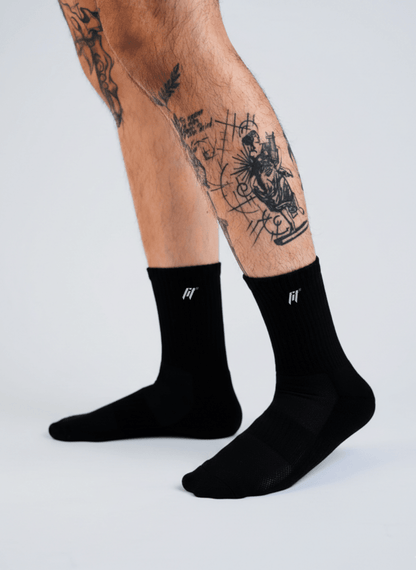 Long Sock Black-Sooperfit