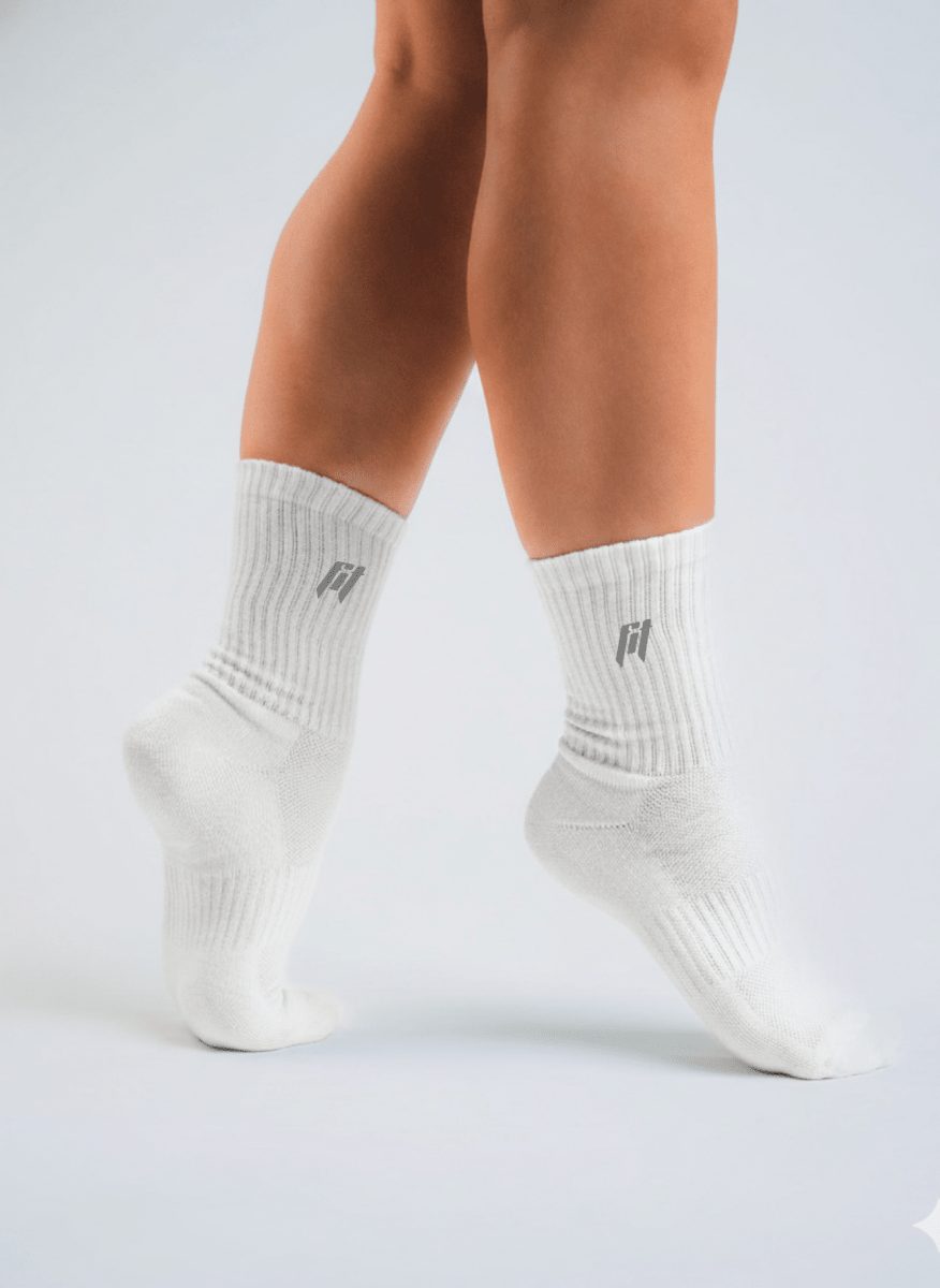Long Sock White-Sooperfit