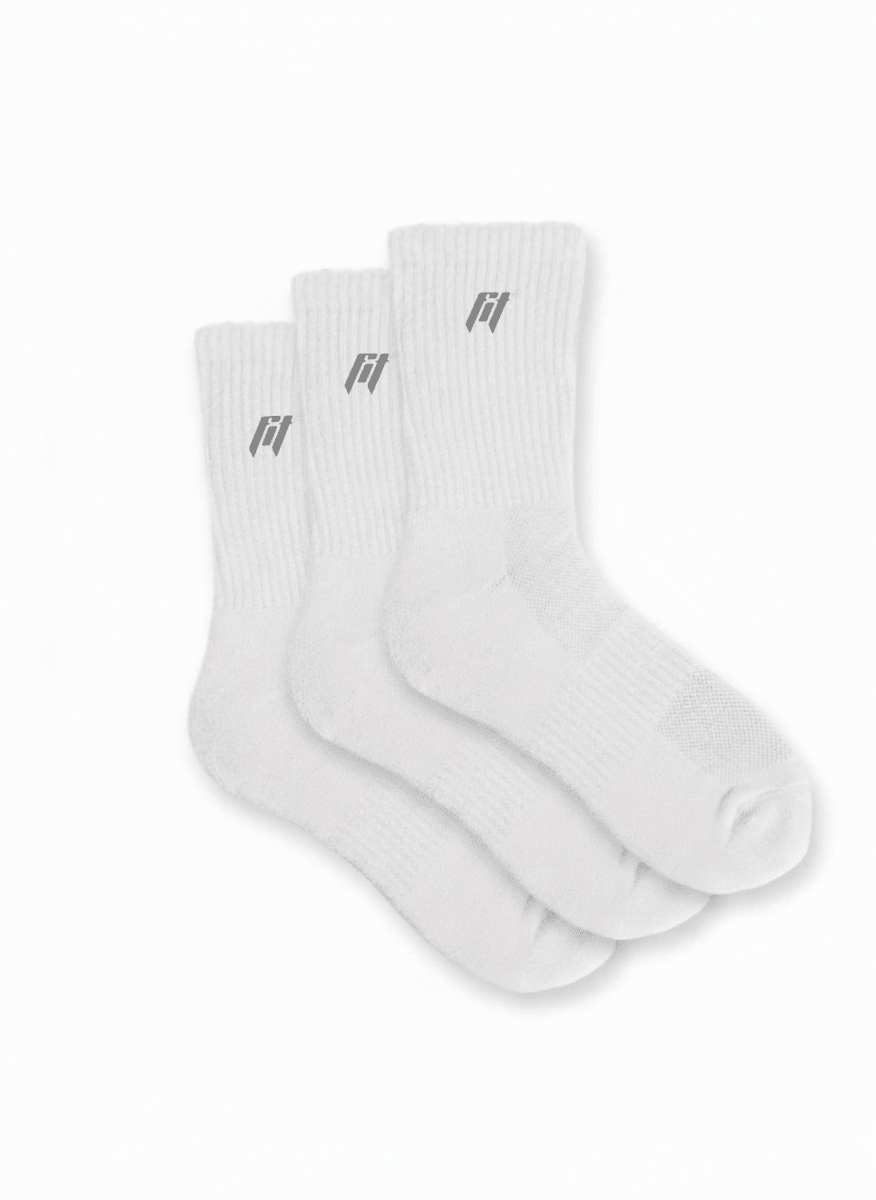 Long Sock White-Sooperfit