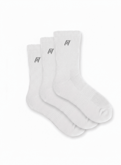 Long Sock White-Sooperfit