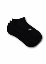 SooperFit Short Gym Socks Anti-Slip Sports Socks for Gym & Running Black