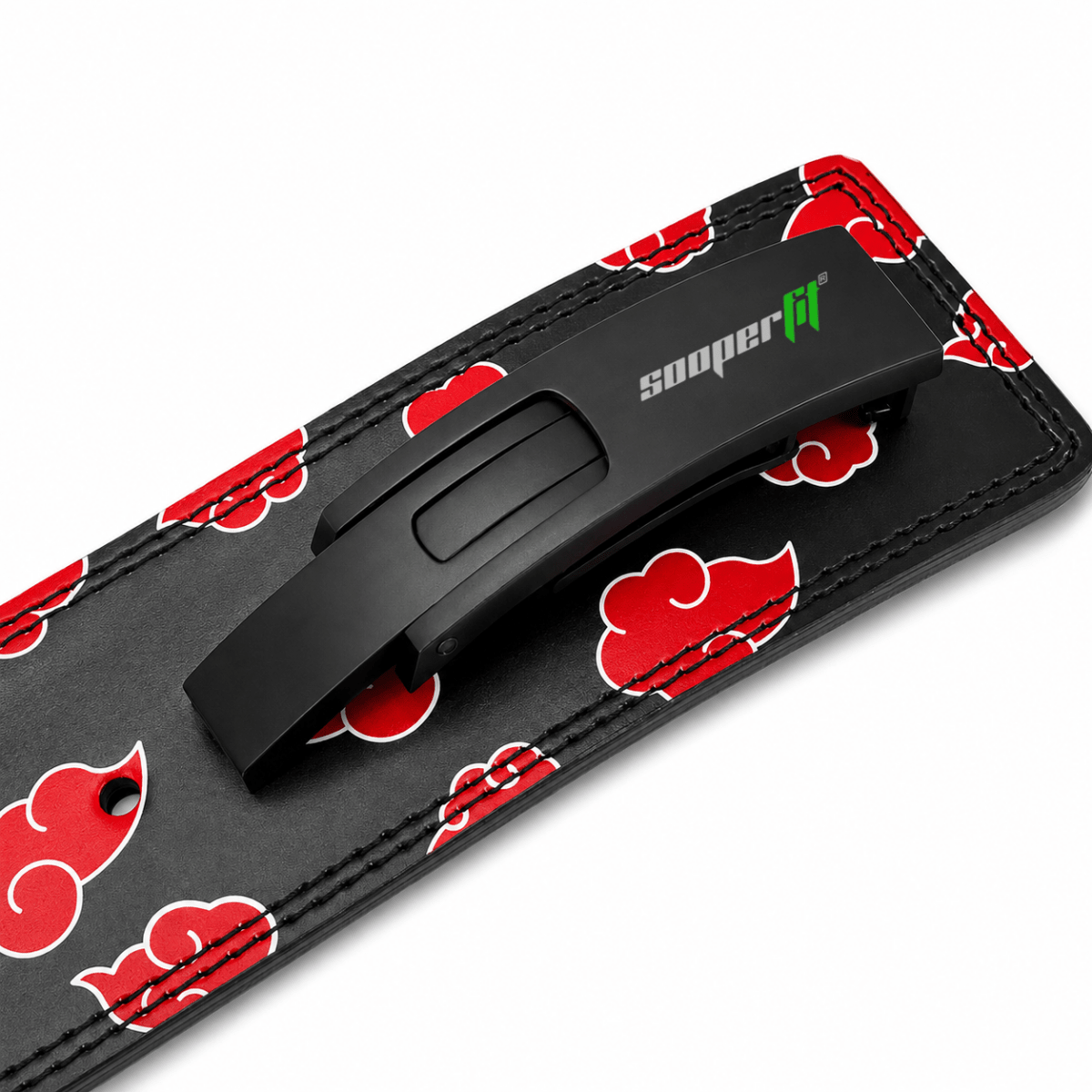 SooperFit 10mm Naruto Clouds Lever Belt For Weight Lifting And Powerlifting - Sooperfit