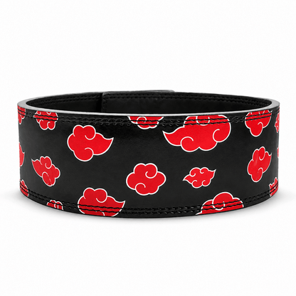 SooperFit 10mm Naruto Clouds Lever Belt For Weight Lifting And Powerlifting - Sooperfit