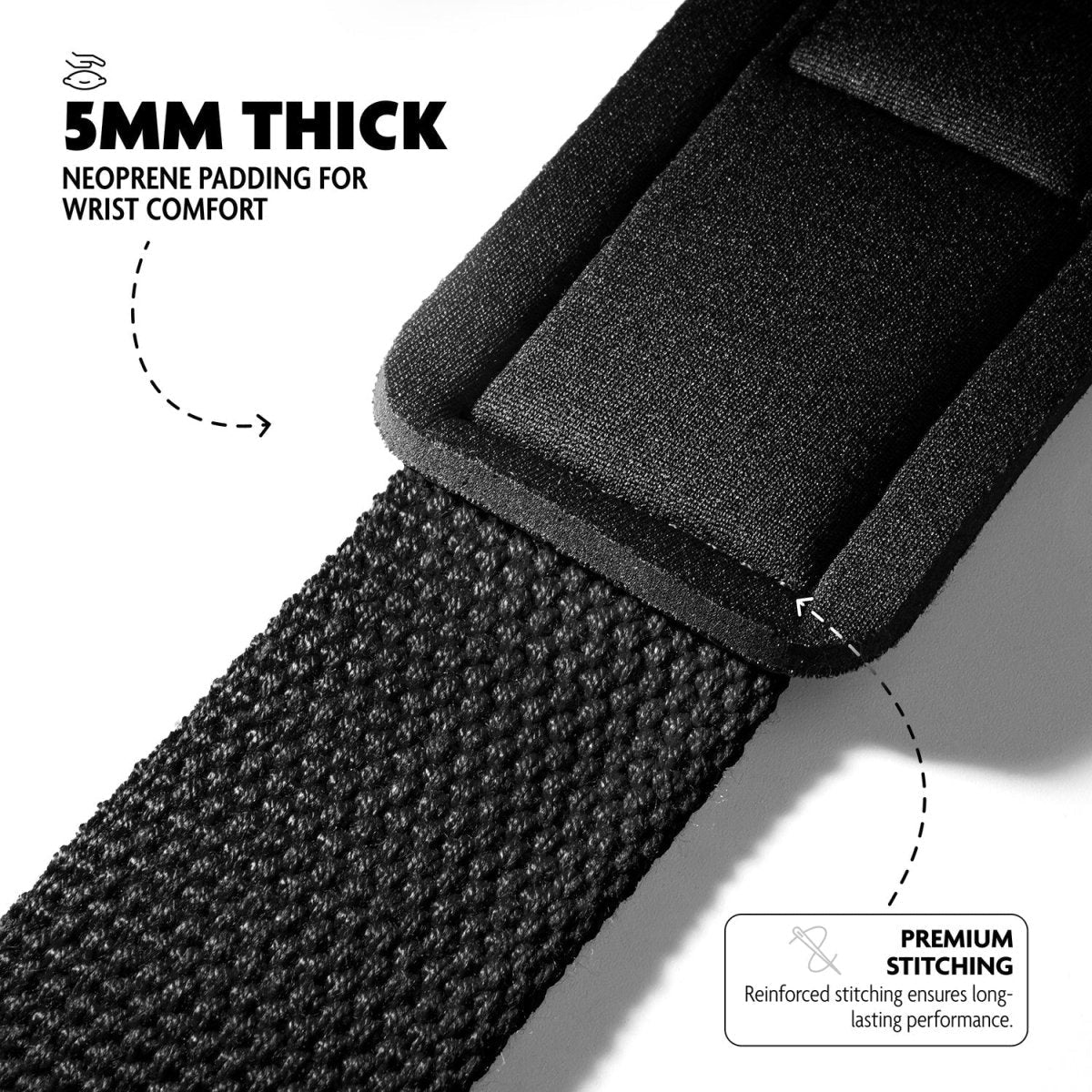 SooperFit Gym Power Bundle 4” Nylon Self-Locking Weight Lifting Belt & Power Straps-Sooperfit