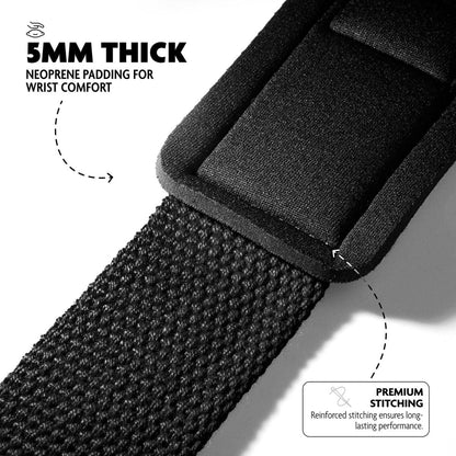 SooperFit Gym Power Bundle 4” Nylon Self-Locking Weight Lifting Belt & Power Straps-Sooperfit