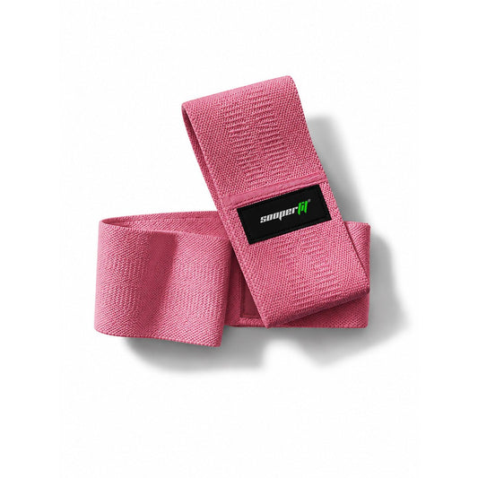 SooperFit Hip Resistance Band Medium Intensity Glute and Leg Workout Band for Women and Men - Sooperfit