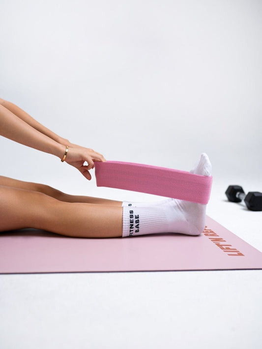 SooperFit Hip Resistance Band Medium Intensity Glute and Leg Workout Band for Women and Men - Sooperfit