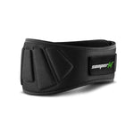 SOOPERFIT Neoprene Weight Lifting Gym Belt 6'' Wide Back Support Black