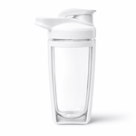 SooperFit Premium Gym Water Bottle 500ML Water Bottle for Gym, Running & Fitness White