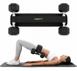 Sooperfit Premium Hip Thrust Belt for Dumbbells & Plates For Hip and Leg Workouts Black