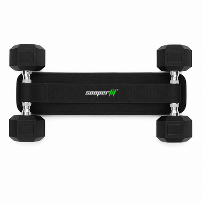 Sooperfit Premium Hip Thrust Belt for Dumbbells & Plates For Hip and Leg Workouts Red - Sooperfit