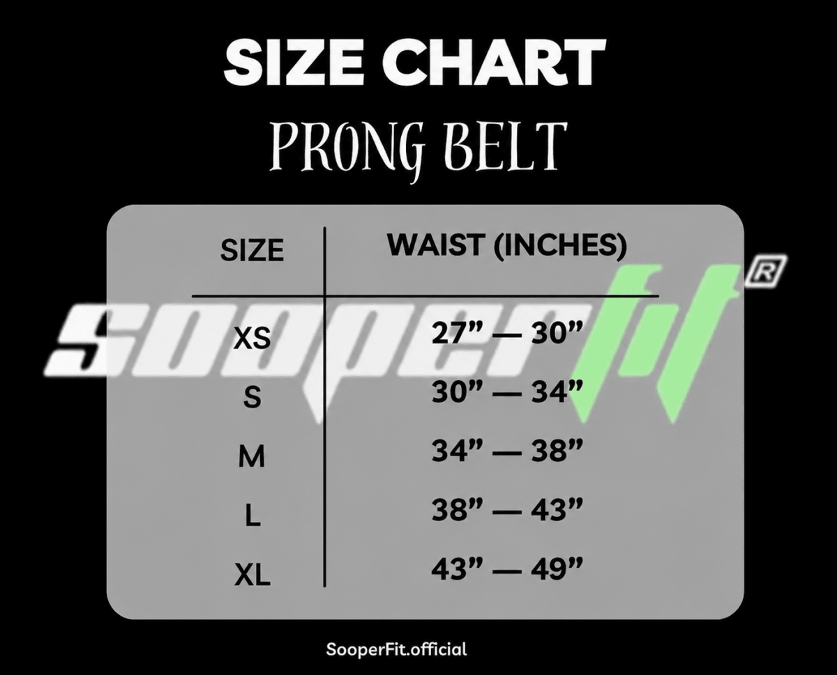 SooperFit PU Leather Weight Lifting Rexine Belt for Powerlifting Squats & Deadlifts Black - Sooperfit
